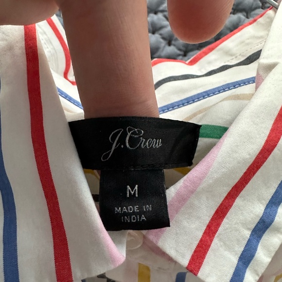 ADORABLE NWT 🌈 multi colored blouse from J Crew. MEDIUM. - Picture 4 of 4